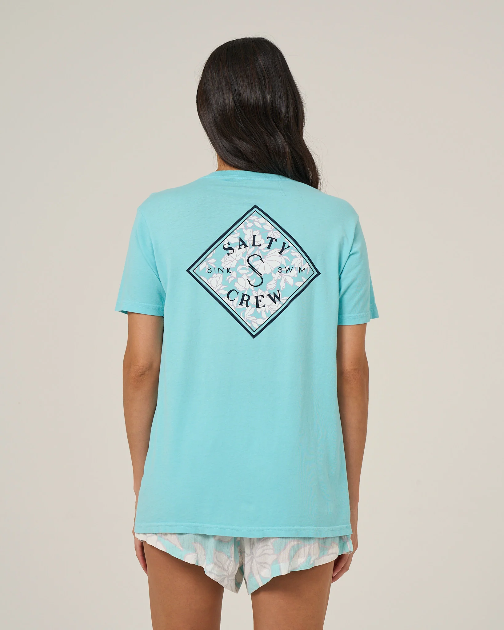 Tippet Boyfriend Tee - Aquamarine