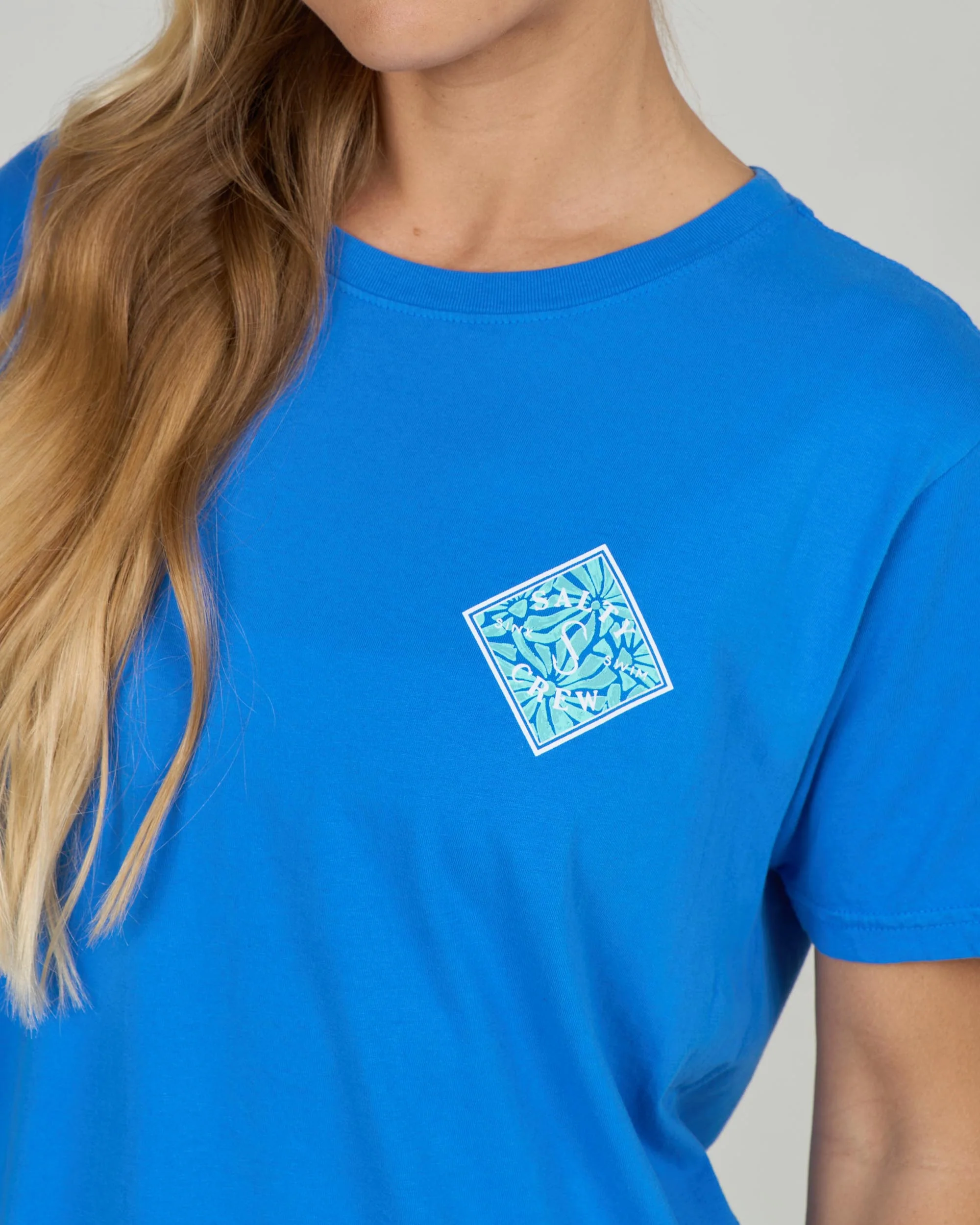 Tippet Boyfriend Tee - Bold Blue - Image 4