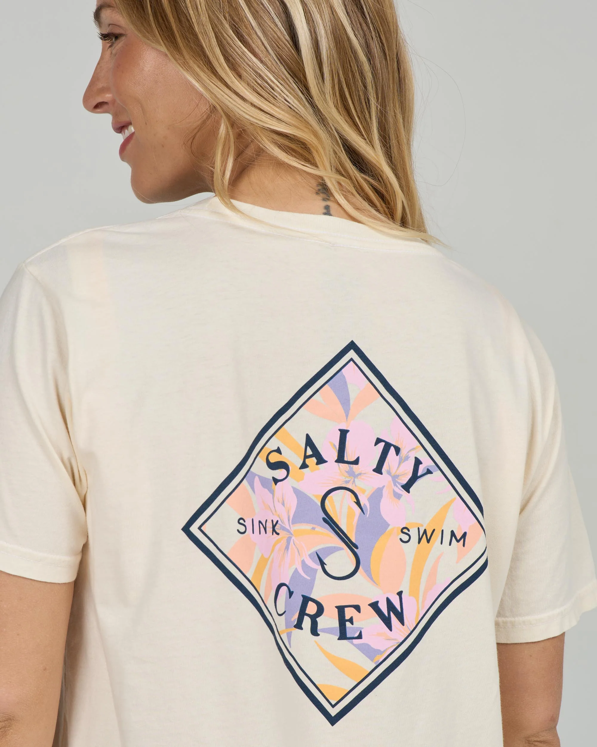 Tippet Boyfriend Tee - Off White - Image 3
