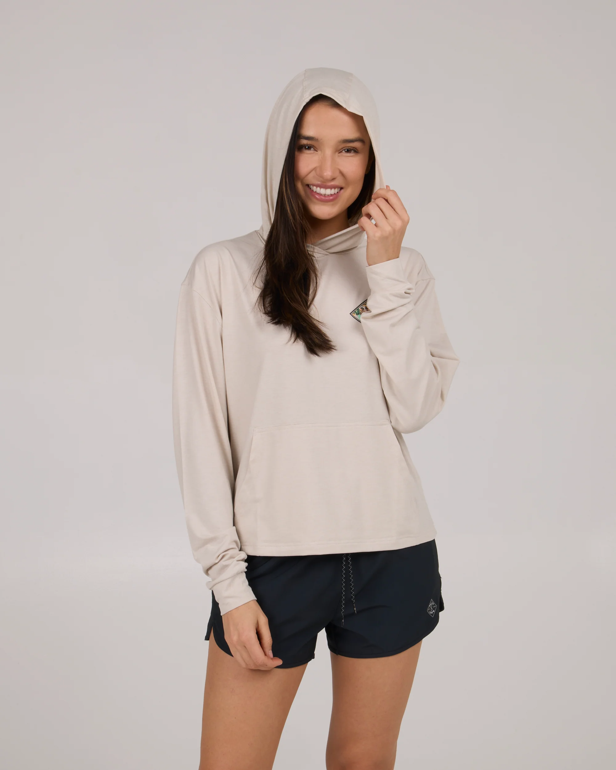 Tippet Fill Tech Hoodie - Oatmeal - Image 4