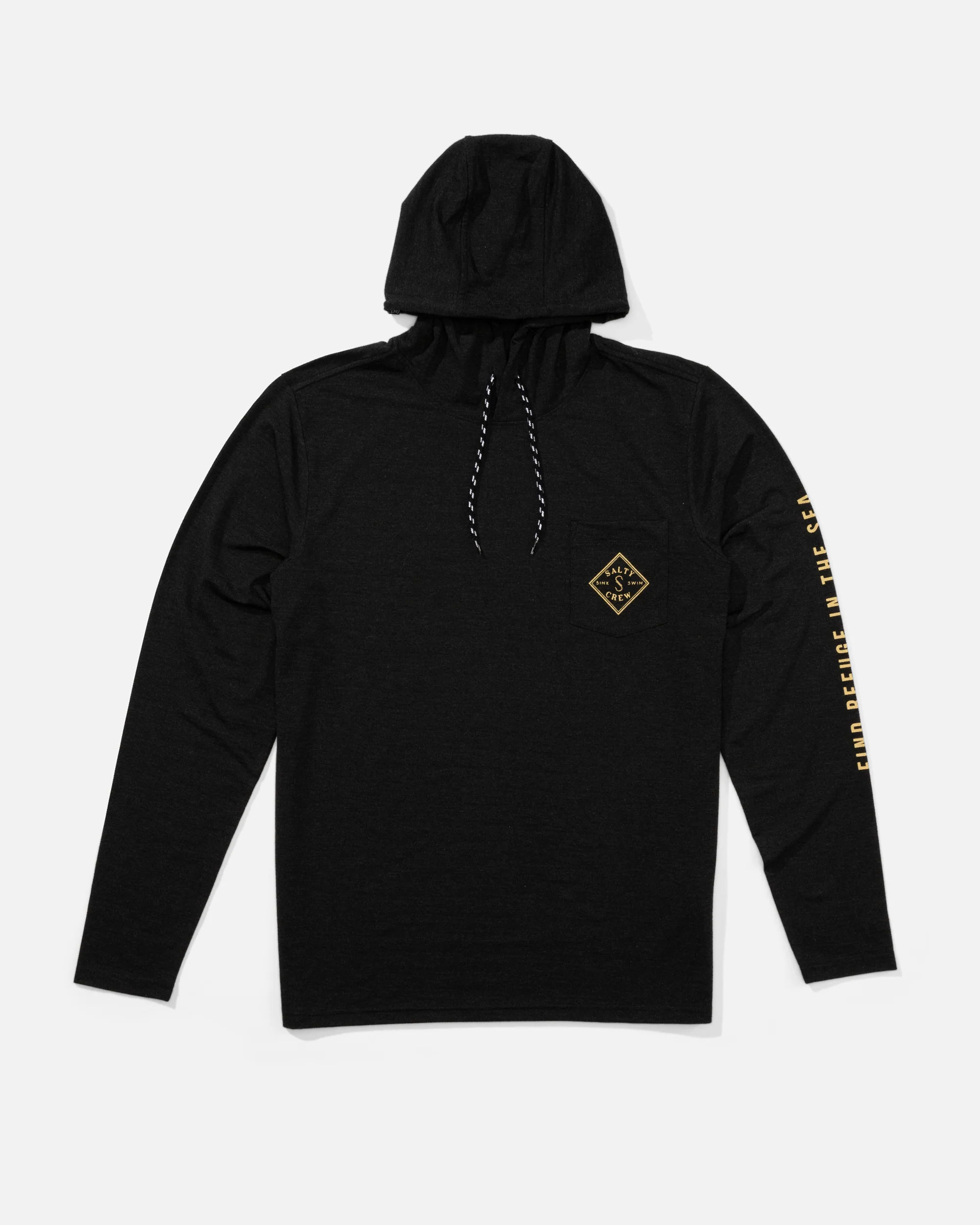Tippet Pocket UV Hoodie - Black - Image 2