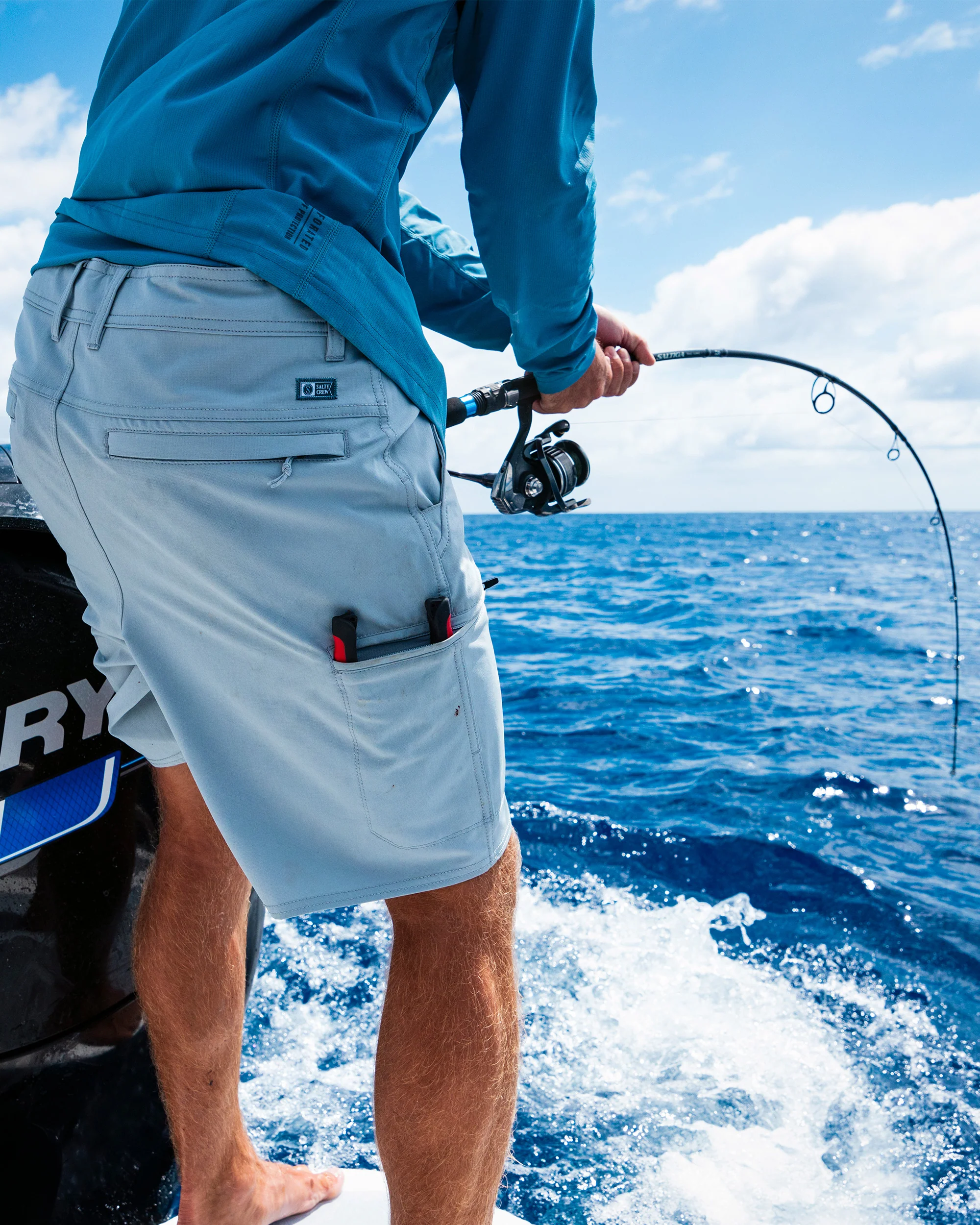 Transom 19" Tech Short - Quarry - Image 5