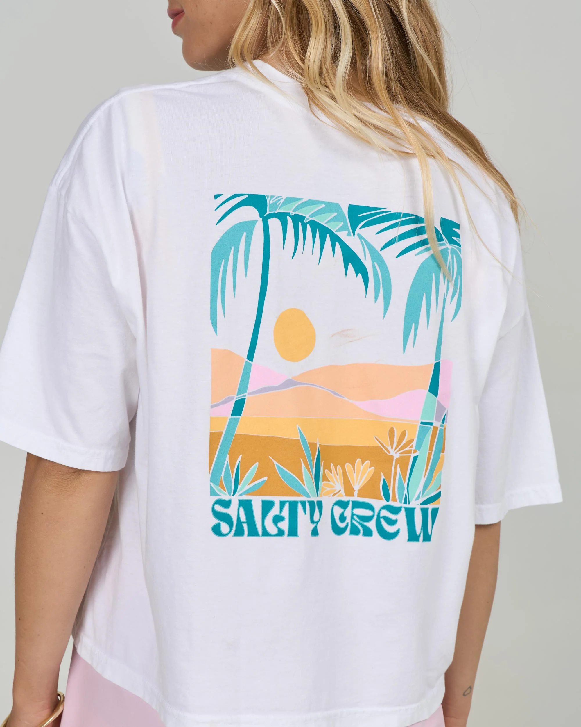 Travel Far Skimmer Tee - White - Image 3