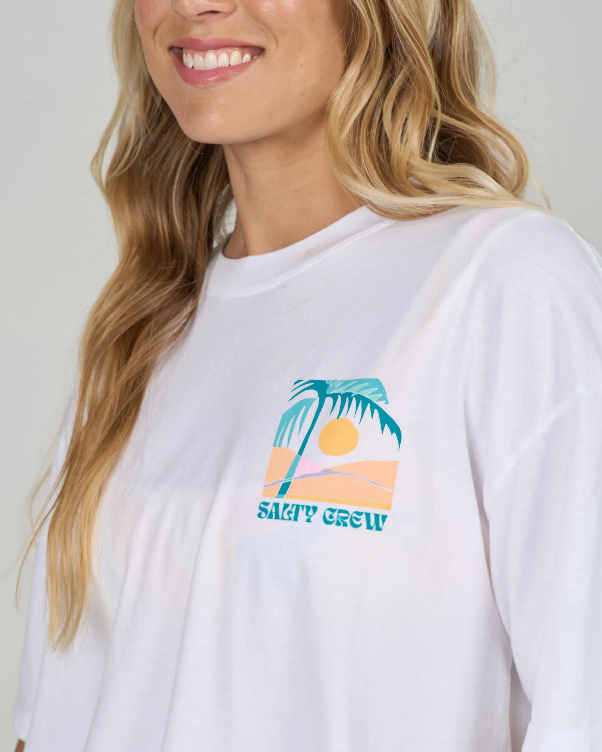 Travel Far Skimmer Tee - White - Image 4