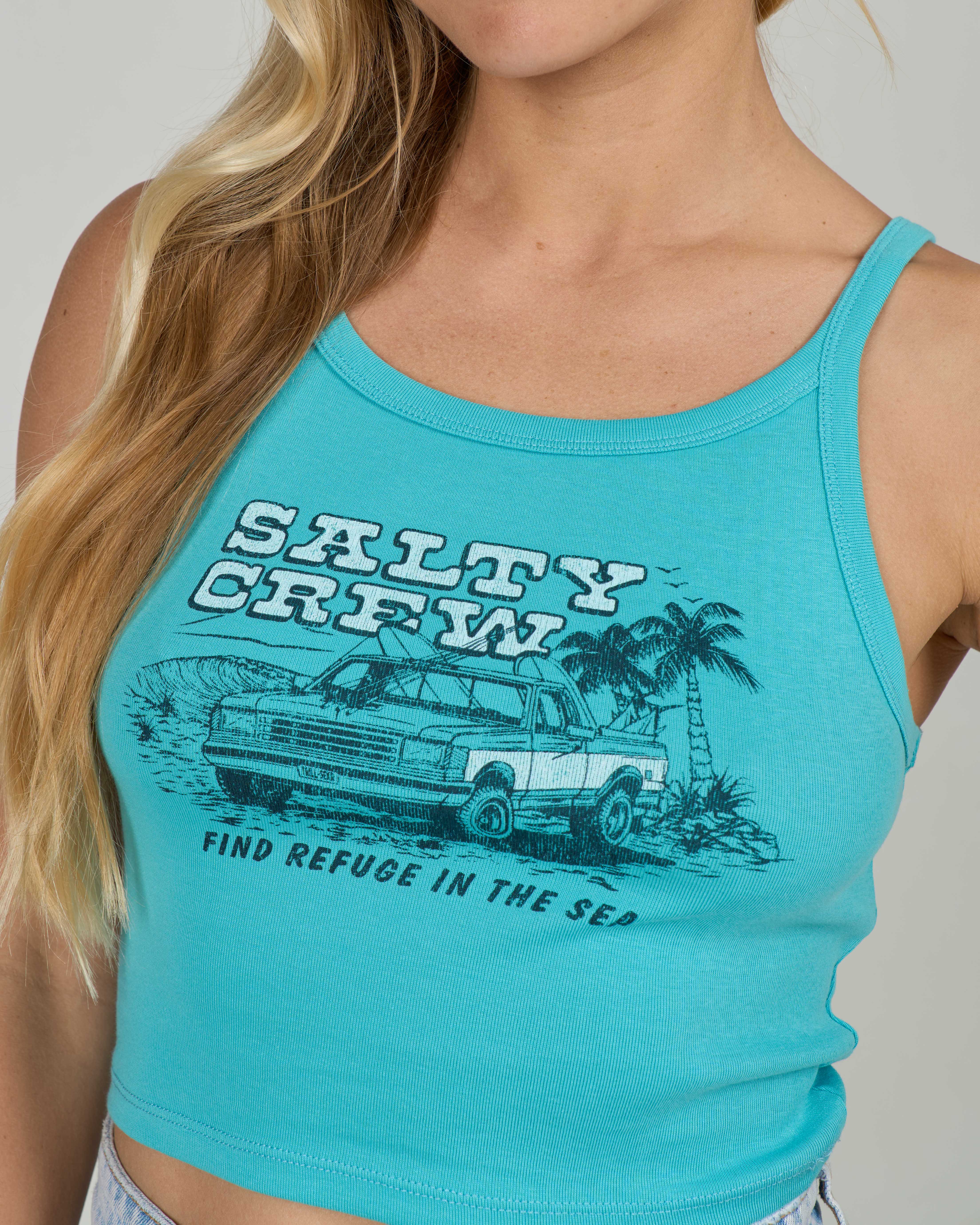 Truck Stop Tank - Turquoise - Image 3