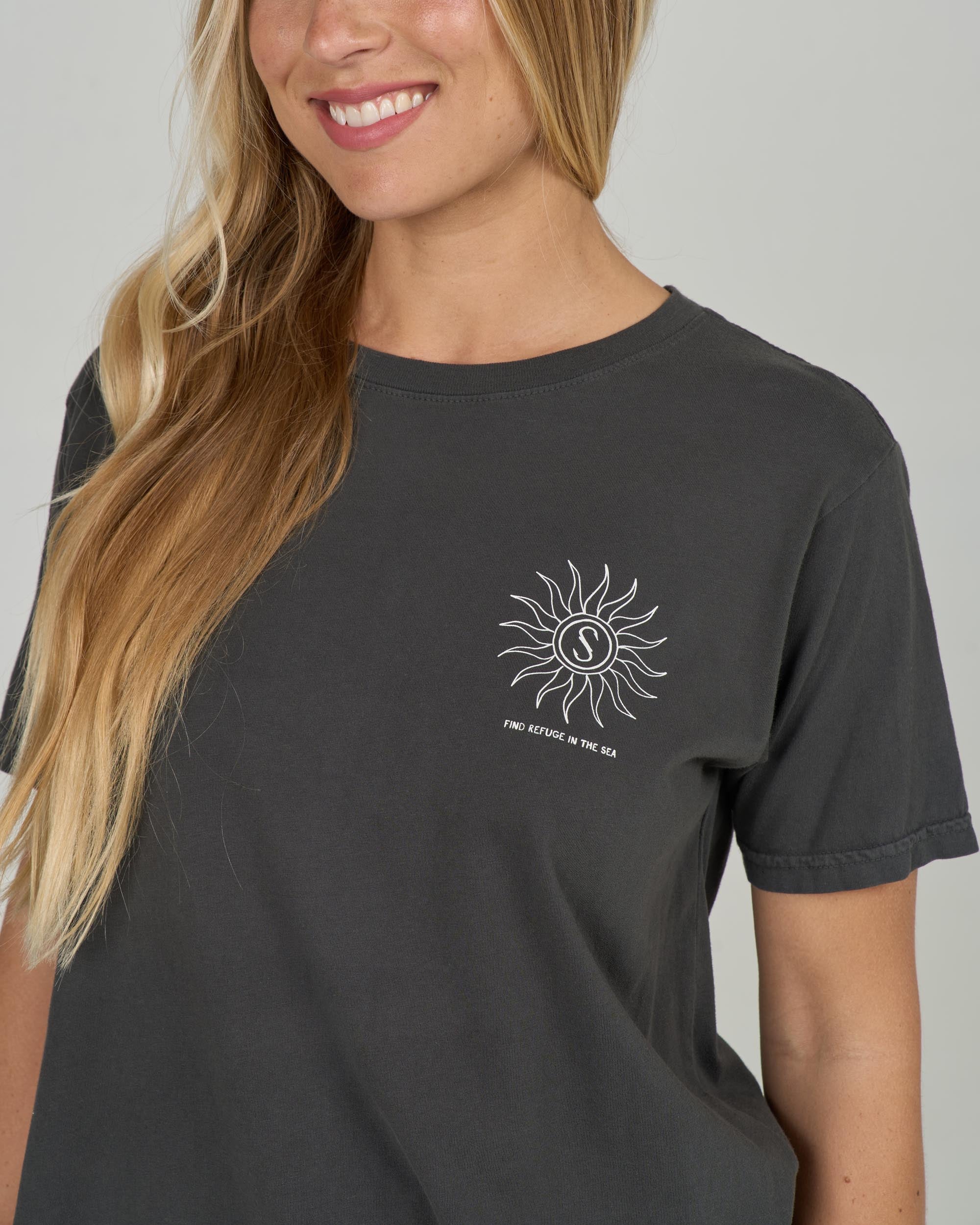 Zodiac Boyfriend Tee - Charcoal - Image 4