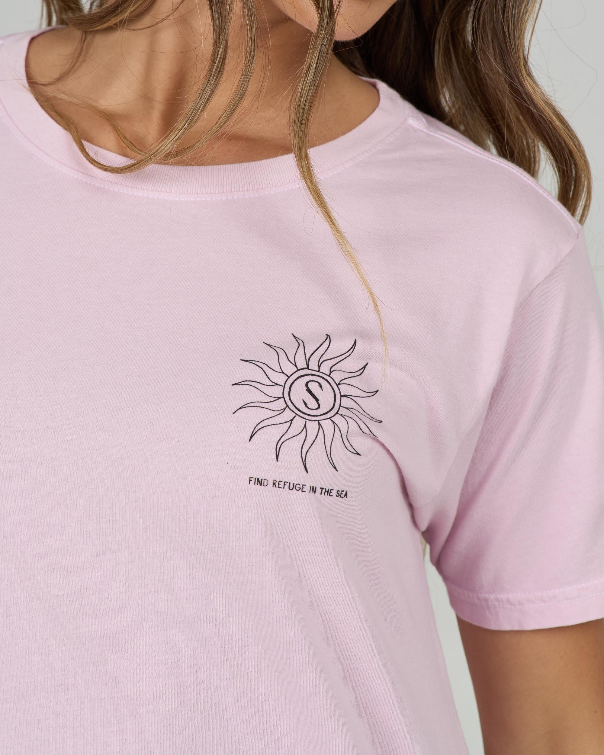Zodiac Boyfriend Tee - Pink Skies - Image 4
