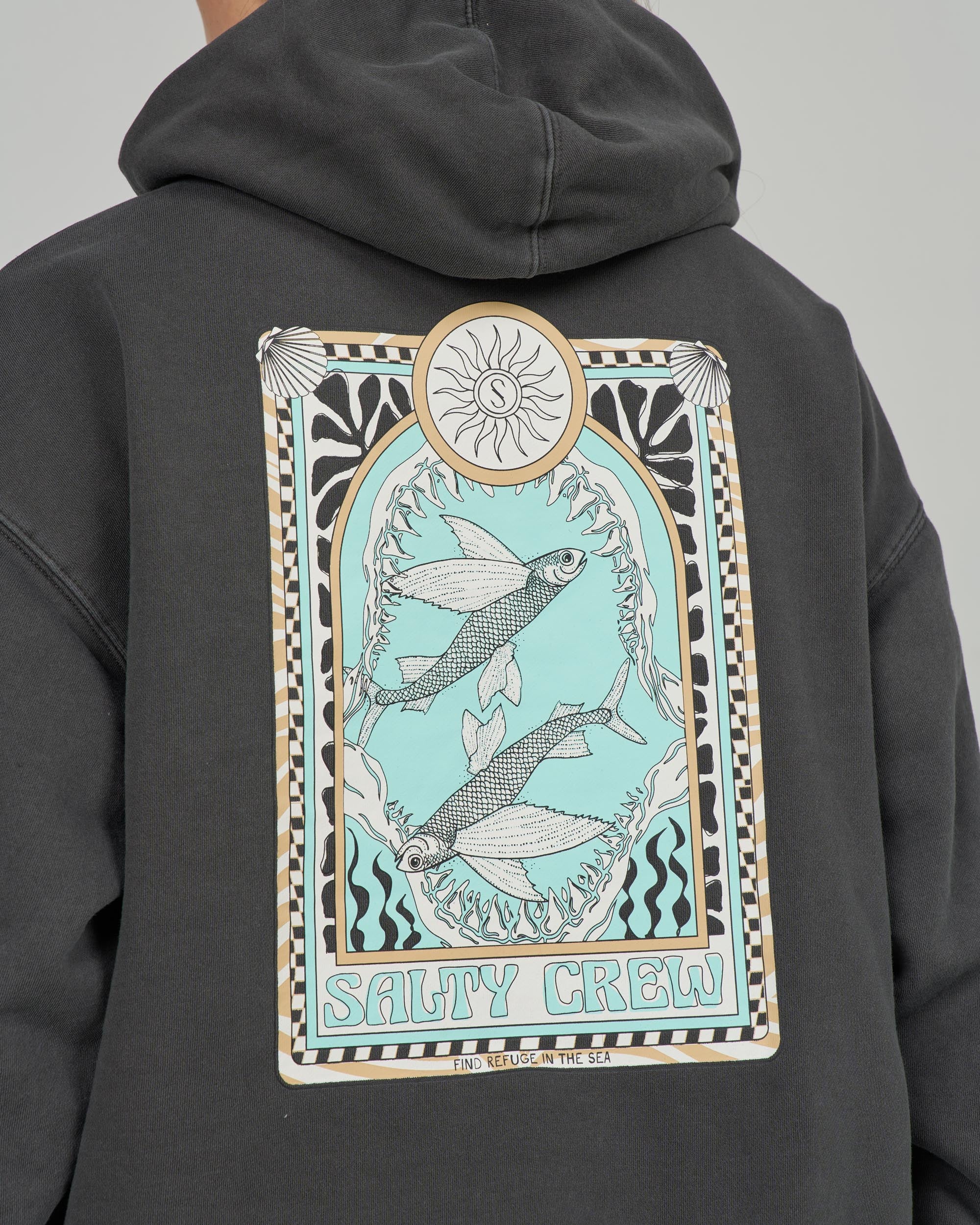 Zodiac Hoody - Faded Black - Image 3